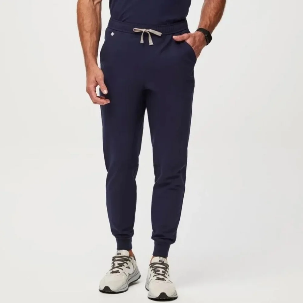 Figs Tansen Jogger Technical Navy Blue Scrub Pants Hospital Nurse Mens Size L